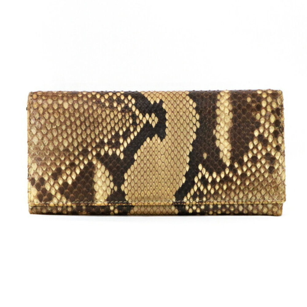 Gucci Continental Wallet Exotic Python Leather Lo… - image 2
